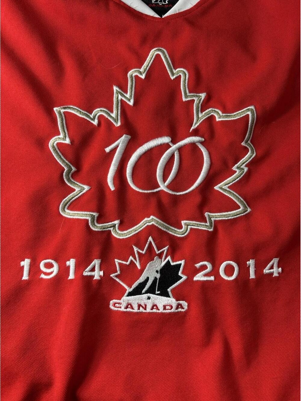 TEAM CANADA 1914-2014 100 YRS HOCKEY JERSEY SIZE LARGE - Picture 10 of 15